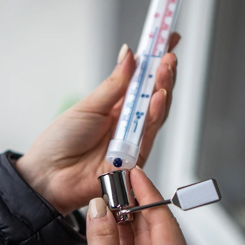 Venkovní teploměr s kovovým rámečkem (-50°C do +50°C) 20cm - 4