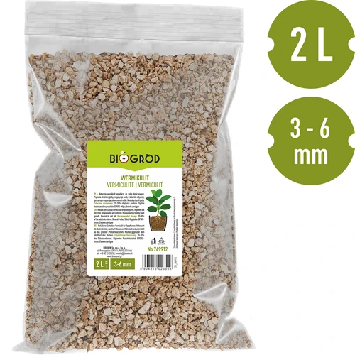 Vermikulit pro pokojové rostliny a zahradnictví, 2 L - 3