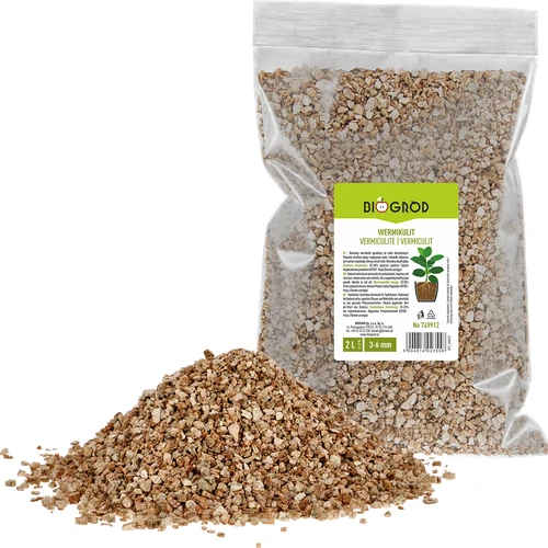 Vermikulit pro pokojové rostliny a zahradnictví, 2 L