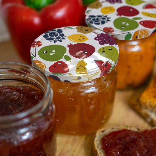 Víčko fi 66/4 ovoce - 10 ks - 5