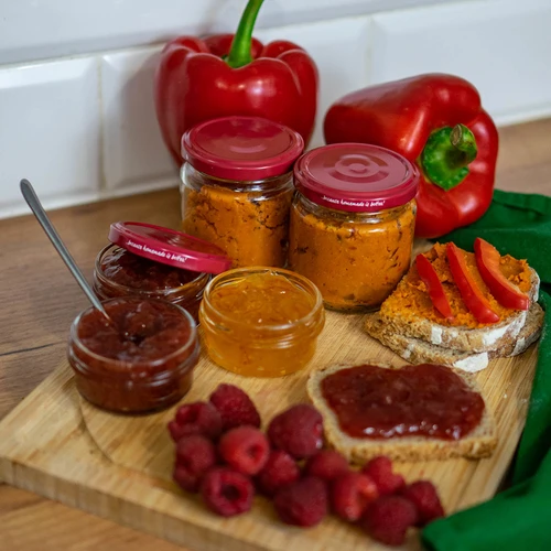 Víčko fi 66 bordo - 10 ks. - 8