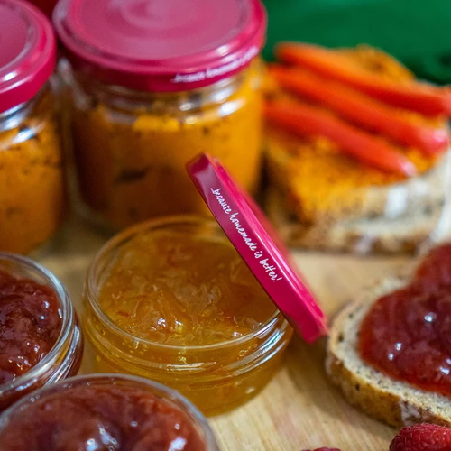 Víčko fi 66 bordo - 10 ks. - 9