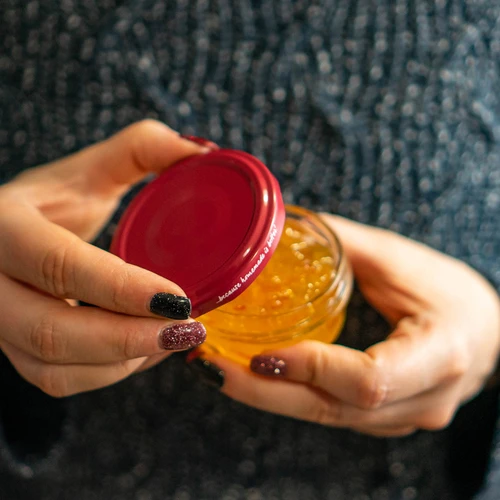 Víčko fi 66 bordo - 10 ks. - 11