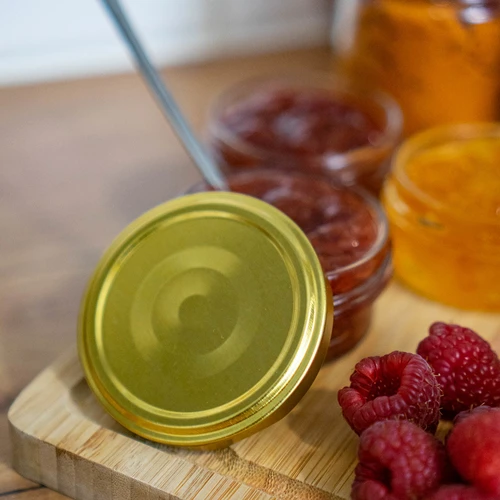 Víčko fi 66 zlaté - 10ks - 4