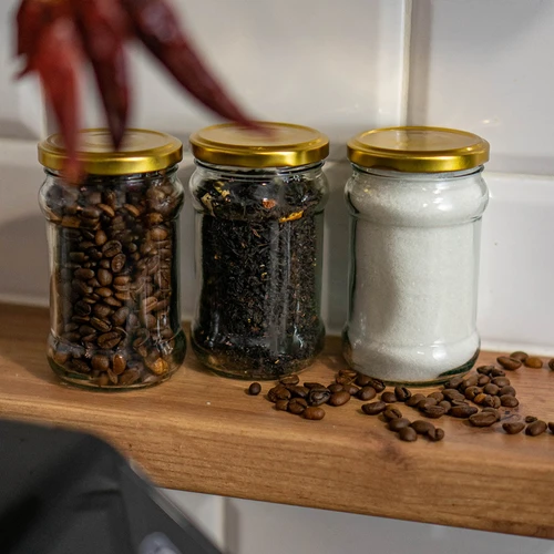 Víčko fi 66 zlaté - 10ks - 7