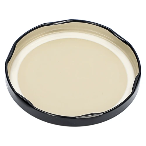 Víčko fi 82/6 černé - 10 ks - 3