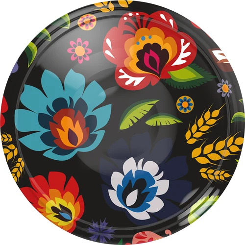 Víčko fi 82/6 Folk černé - 10 ks