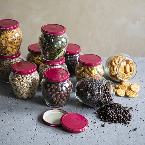 Víčko fi 82/6 vínové - 10 ks - 7