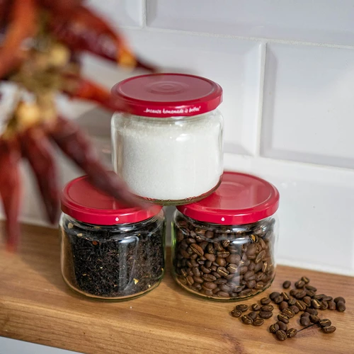 Víčko fi 82/6 vínové - 10 ks - 8