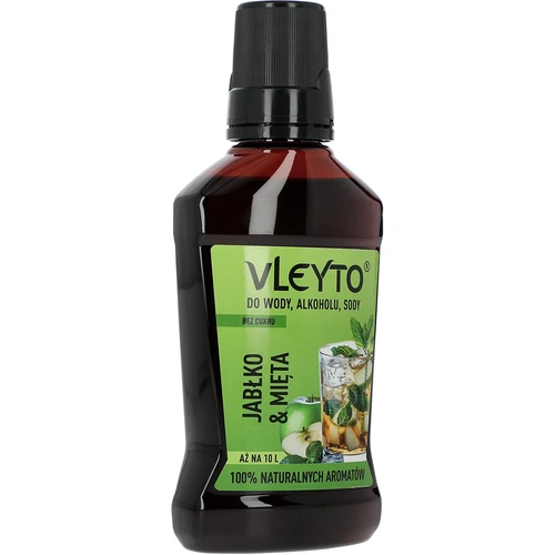 VLEYTO Máta & Jablko – chuťová esence s přírodními aromaty, 250 ml - 3