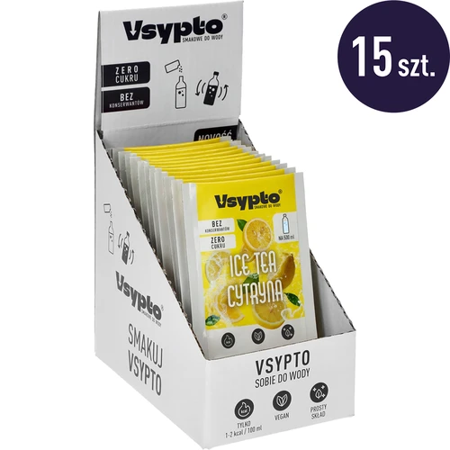Vsypto Ice Tea Citron - sada 15×3 g - 2
