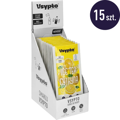 Vsypto Ice Tea Лимон – комплект 15 x 9 г