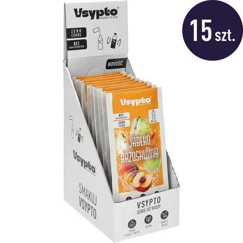 Vsypto Jablko Broskev - sada 15x9g