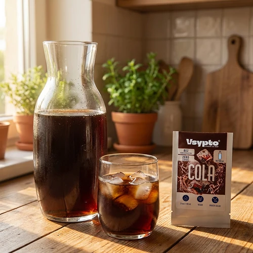 VSYPTO s příchutí coly – ochucovací prášek do vody, 3 g - 8