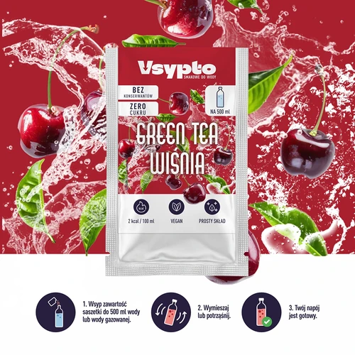 VSYPTO s příchutí Green Tea Višeň, 3 g - 5