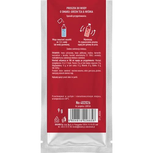 VSYPTO s příchutí Green Tea Višeň, 9 g - 3