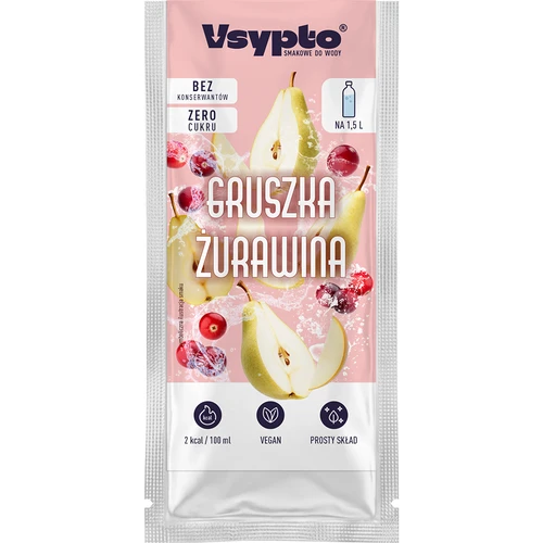 VSYPTO s příchutí hruška–brusinka, 9 g - 2