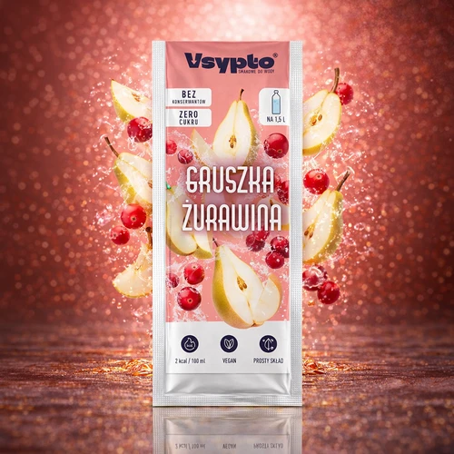 VSYPTO s příchutí hruška–brusinka, 9 g