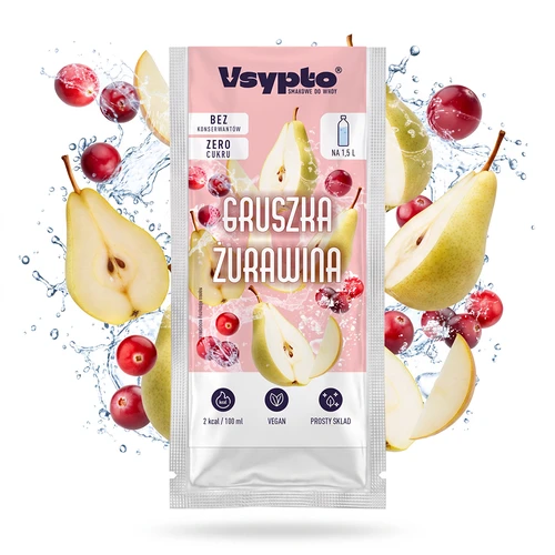 VSYPTO s příchutí hruška–brusinka, 9 g