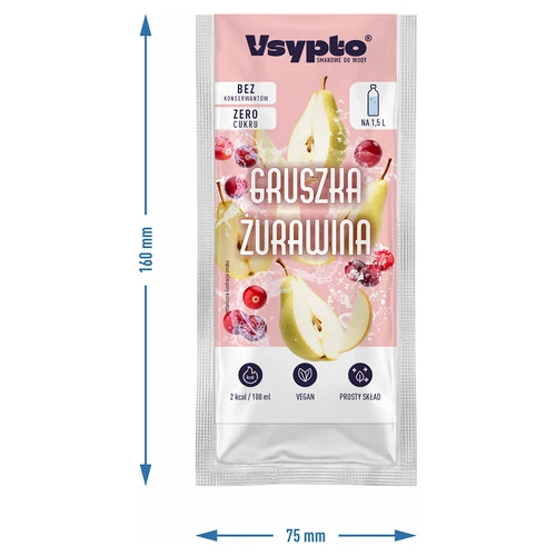 VSYPTO s příchutí hruška–brusinka, 9 g - 4