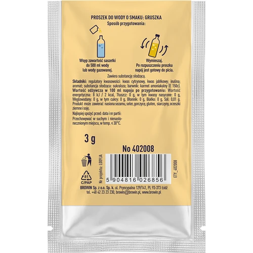 VSYPTO s příchutí hrušky, 3 g - 3