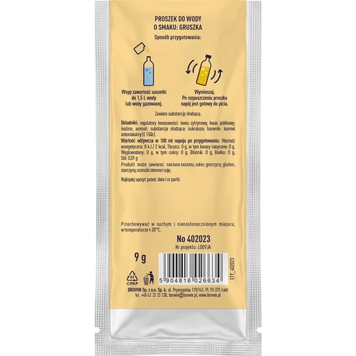 VSYPTO s příchutí hrušky, 9 g - 3