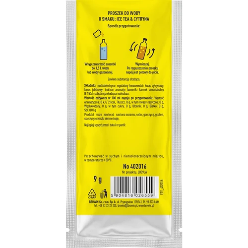 VSYPTO s příchutí Ice Tea Citron, 9 g - 3