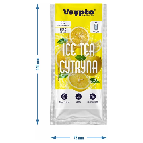 VSYPTO s příchutí Ice Tea Citron, 9 g - 4