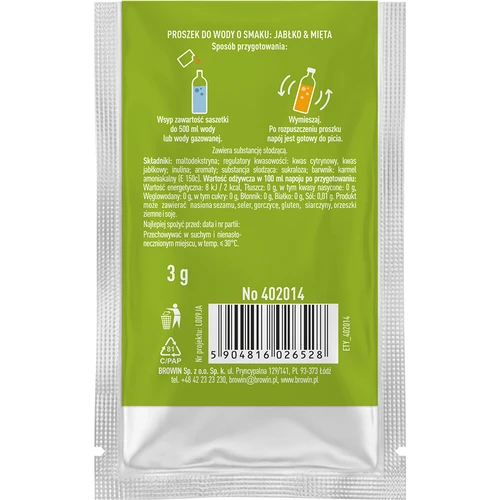 VSYPTO s příchutí Jablko Máta, 3 g - 3