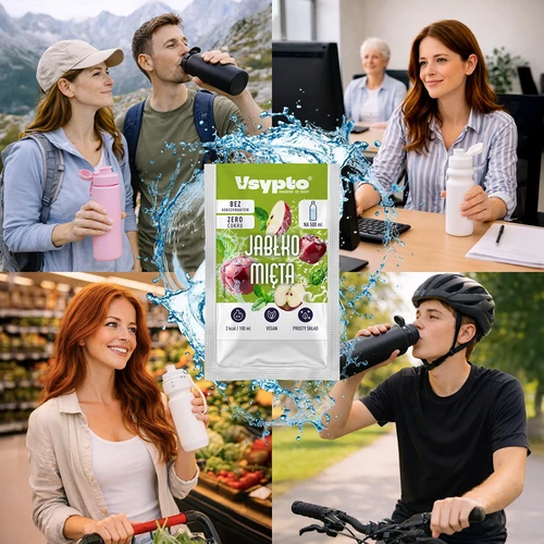 VSYPTO s příchutí Jablko Máta, 3 g - 7