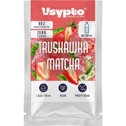 VSYPTO s příchutí Jahoda Matcha, 3 g - 2