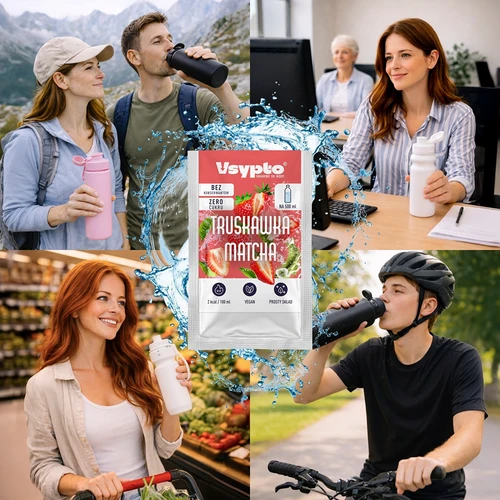 VSYPTO s příchutí Jahoda Matcha, 3 g - 7