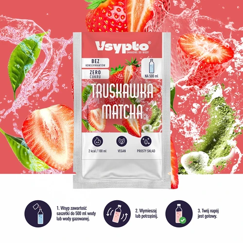 VSYPTO s příchutí Jahoda Matcha, 3 g - 5