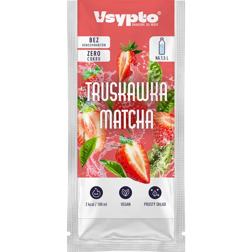 VSYPTO s příchutí Jahoda Matcha, 9 g - 2