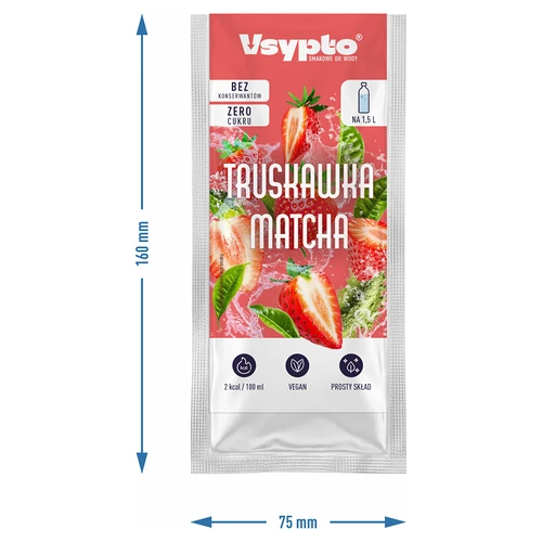VSYPTO s příchutí Jahoda Matcha, 9 g - 4