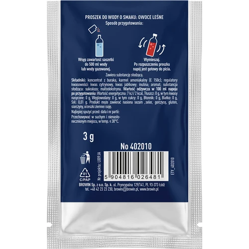 VSYPTO s příchutí lesního ovoce, 3 g - 3