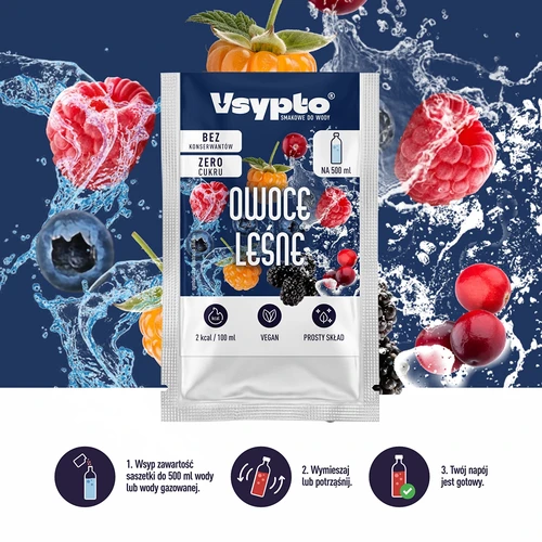 VSYPTO s příchutí lesního ovoce, 3 g - 5