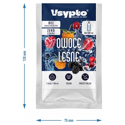 VSYPTO s příchutí lesního ovoce, 3 g - 4