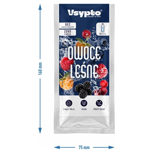 VSYPTO s příchutí lesního ovoce, 9 g - 4