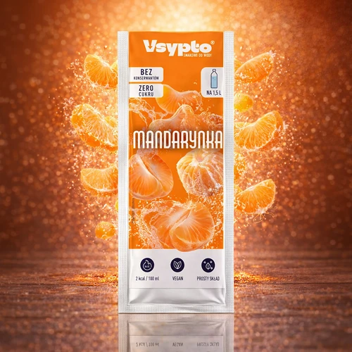 Vsypto s příchutí mandarinky, 9 g