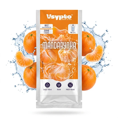 Vsypto s příchutí mandarinky, 9 g