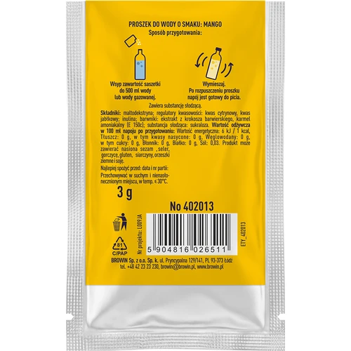 VSYPTO s příchutí manga, 3 g - 3