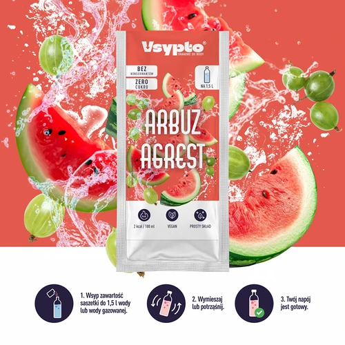 VSYPTO s příchutí meloun & angrešt, 9 g - 5