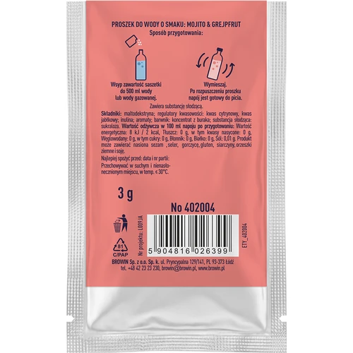 VSYPTO s příchutí Mojito Grapefruit, 3 g - 3