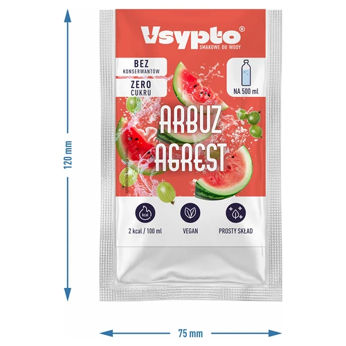 VSYPTO s příchutí vodní meloun a angrešt, 3 g - 4