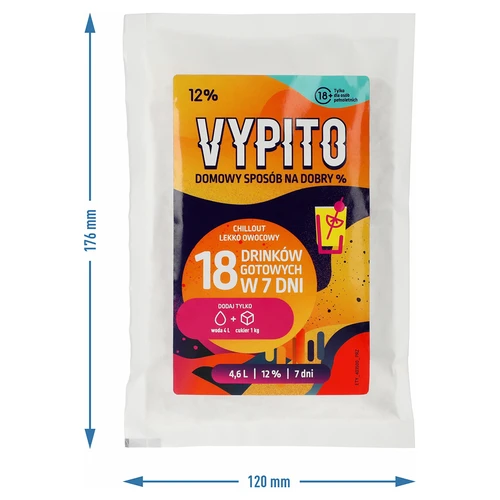 VYPITO 12%, sáček na 18 drinků - Chillout lehce ovocný, 126 g - 4