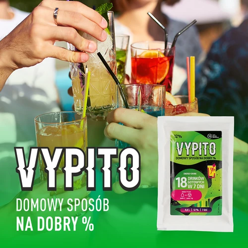 VYPITO 12%, sáček na 18 drinků - Energy drink, 126 g - 6