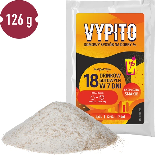 VYPITO 12%, sáček na 18 drinků - Mandarinka, 126g - 3