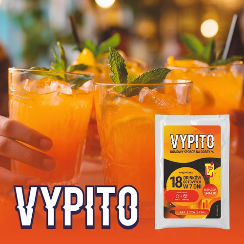VYPITO 12%, sáček na 18 drinků - Mandarinka, 126g - 6