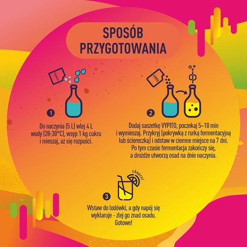 VYPITO 12 %, sáček na 18 drinků – Multitropic, 126 g - 5